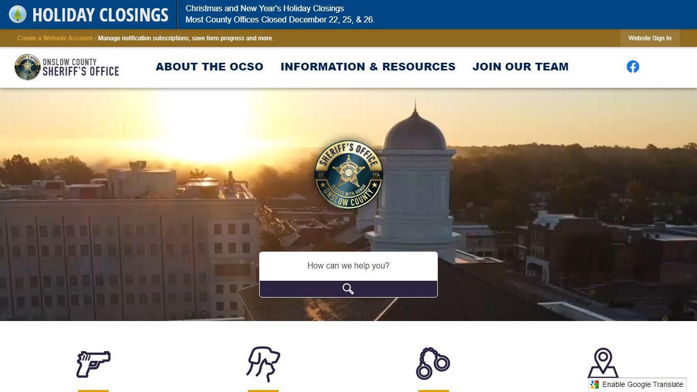 Sheriff's Office | Onslow County, NC